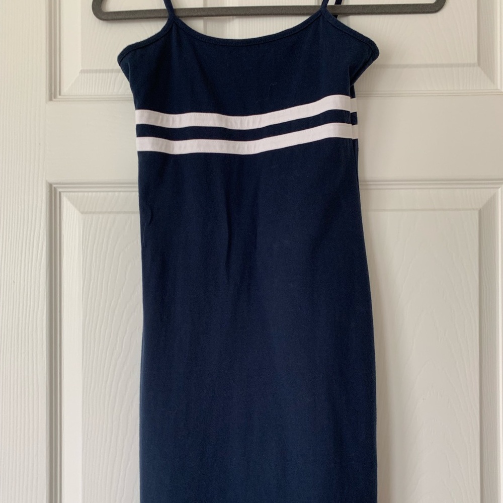 Brandy Melville Navy Strapless Dress